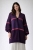 Knitwear Factory, Moda, Swetry i poncza, Fioletowy kardigan wykonany z alpaki, jedwabiu, merino i moheru, gotowy do wysyłki- purple cardigan