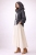 Melanżowy szary krótki kardigan wykonany z merino extra fine, moheru oraz bawełny z otulaczem- womens sweater / Knitwear Factory / Moda / Swetry i poncza