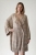 Knitwear Factory, Moda, Swetry i poncza, Kamelowo-złoty kardigan, wykonany z czystej bawełny i merino superwash- womens sweater cardigan