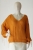 Pulower w odcieniu dyniowym, wykonany z organicznej bawełny- gotowy do wysyłki / Knitwear Factory / Moda / Swetry i poncza