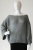 Szary pulower z bawełny i akrylu, z cekinami, rozmiar L/XL- gotowy do wysyłki / Knitwear Factory / Moda / Swetry i poncza