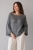 Szary pulower z bawełny i akrylu, z cekinami, rozmiar L/XL- gotowy do wysyłki / Knitwear Factory / Moda / Swetry i poncza