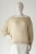 Ecru/ivory pulower z organicznej bawełny z cekinami, rozmiar M/L, gotowy do wysyłki / Knitwear Factory / Moda / Swetry i poncza