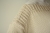 Ecru/ivory pulower z organicznej bawełny z cekinami, rozmiar M/L, gotowy do wysyłki / Knitwear Factory / Moda / Swetry i poncza