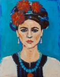Jesienna Frida - Anna Zawadzka-Dziuda w Dekoracja Wnętrz/Obrazy