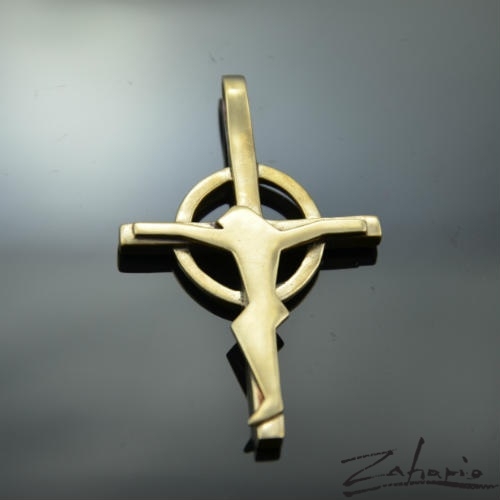 Wisior Krzyż z Jezusem Brąz Zahario / Zahario / Biżuteria / Wisiory
