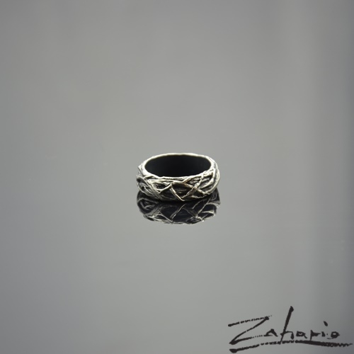 Pierścień Korzenie Srebro / Zahario / Biżuteria / Pierścionki