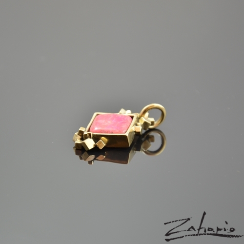 Wisiorek Jaspis Różowy Brąz Zahario / Zahario / Biżuteria / Wisiory