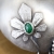 Emerald secret - srebrny sekretnik / Sztuk Kilka / Biżuteria / Wisiory