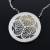 Sztuk Kilka, Biżuteria, Wisiory, Japońska malwa - ażurowy wisiorek ze srebra