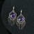 Sztuk Kilka, Biżuteria, Kolczyki, Violet - eleganckie, ażurowe kolczyki ze srebra.