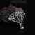 Ażurowy naszyjnik z kryształem górskim inspirowany gotycką architekturą wykonany ze srebra 925 / Sztuk Kilka / Biżuteria / Wisiory