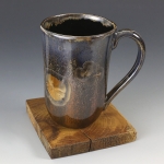 PORCELANOWY KUBEK DUŻY - "Lava Dark" - 380ml
