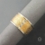  Złocona obrączka z cyrkoniami / Toros Design / Biżuteria / Pierścionki