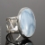 Niebieski opal na ażurowej obrączce  / Malina Skulska / Biżuteria / Pierścionki