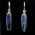Malina Skulska, Biżuteria, Kolczyki, Asymetryczne kolczyki z kyanitami i peridotami
