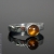 Pierścionek z żółtym szafirem / Malina Skulska / Biżuteria / Pierścionki