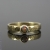 Malina Skulska, Biżuteria, Pierścionki, Młotkowany pierścionek z wielobarwnym opalem I 