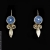 Malina Skulska, Biżuteria, Kolczyki, Antyczne kolczyki z kyanitami