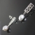 Ażurowe sztyfty z białymi perłami  / Malina Skulska / Biżuteria / Kolczyki