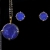 Pozłacane sztyfty z lapis lazuli / Malina Skulska / Biżuteria / Kolczyki