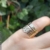 Złoty pierścionek - klon japoński / Malina Skulska / Biżuteria / Pierścionki