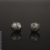 Malina Skulska, Biżuteria, Kolczyki, Grafitowe perły ze srebra -sztyfty