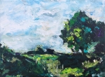 Krajobraz - akryl, oryginał 0212