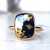Pierścionek złoty z naturalnym goldenitem 4,78 ct / Dawid Pandel / Biżuteria / Pierścionki