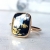 Pierścionek złoty z naturalnym goldenitem 4,78 ct / Dawid Pandel / Biżuteria / Pierścionki