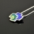 Kolorowy krzyżyk cloisonne / Anna Betley Enamel Art / Biżuteria / Wisiory