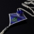 SREBRNY WISIOR CLOISONNE "LATAWIEC" / Anna Betley Enamel Art / Biżuteria / Wisiory