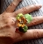 Pierścionek z nasturcją / jolantabromke / Biżuteria / Pierścionki