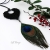 Feather glam - wyjątkowy wisior z naturalnej skóry z pawim piórem / Soft Things / Biżuteria / Wisiory