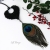 Feather glam - wyjątkowy wisior z naturalnej skóry z pawim piórem / Soft Things / Biżuteria / Wisiory