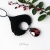 Glam red - oryginalny naszyjnik z naturalnej skóry z cyrkonią / Soft Things / Biżuteria / Naszyjniki