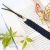 Raw leather - lniana zakładka do książki z surowym, minimalistycznym chwostem, makrama / Soft Things / Dekoracja Wnętrz / Inne