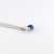 srebrny naszyjnik KONWALIA  z lapis lazuli 45 cm / Monopolka / Biżuteria / Naszyjniki