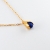 naszyjnik KONWALIA  z lapis lazuli w złoceniu żółtym 45cm / Monopolka / Biżuteria / Naszyjniki
