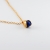 naszyjnik KONWALIA  z lapis lazuli w złoceniu żółtym 45cm / Monopolka / Biżuteria / Naszyjniki