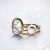 Delikatny złoty pierścionek z sześciokątem 14k / CIBAgold / Biżuteria / Pierścionki