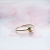 Minimalistyczny złoty pierścionek z bryłką 14k / CIBAgold / Biżuteria / Pierścionki
