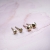 Minimalistyczne złote kolczyki bryłki 4 mm lśniące 14k / CIBAgold / Biżuteria / Kolczyki