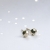 Minimalistyczne złote kolczyki bryłki 3 mm lśniące 14k / CIBAgold / Biżuteria / Kolczyki