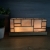 Lampion witrażowy ze szkła opalowego (3 świece) "Mozaika" fiolet-ecru / Breitling Glass And More / Dekoracja Wnętrz / Świece i świeczniki