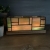 Lampion witrażowy ze szkła opalowego (3 świece) "Mozaika" zielony mix / Breitling Glass And More / Dekoracja Wnętrz / Świece i świeczniki