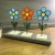 Witraż Kwiatek - pomarańczowy (szkło opalowe) / Breitling Glass And More / Dekoracja Wnętrz / Szkło