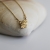 Wilk z księżycem amulet ze złoconego srebra / Cztery Humory / Biżuteria / Wisiory