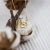 Wilk z księżycem amulet ze złoconego srebra / Cztery Humory / Biżuteria / Wisiory