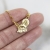 Wilk z księżycem amulet ze złoconego srebra / Cztery Humory / Biżuteria / Wisiory